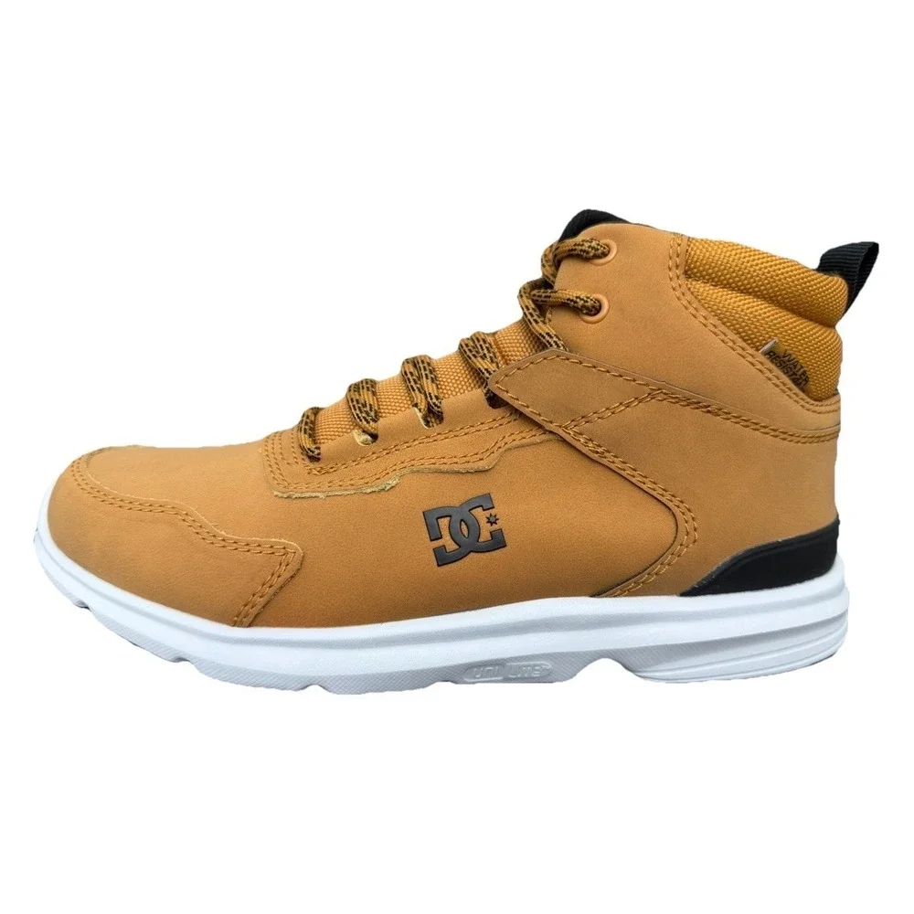 DC shoes Men's Multiny Water Resistance Boots Wheat/black Size 6.5 New
